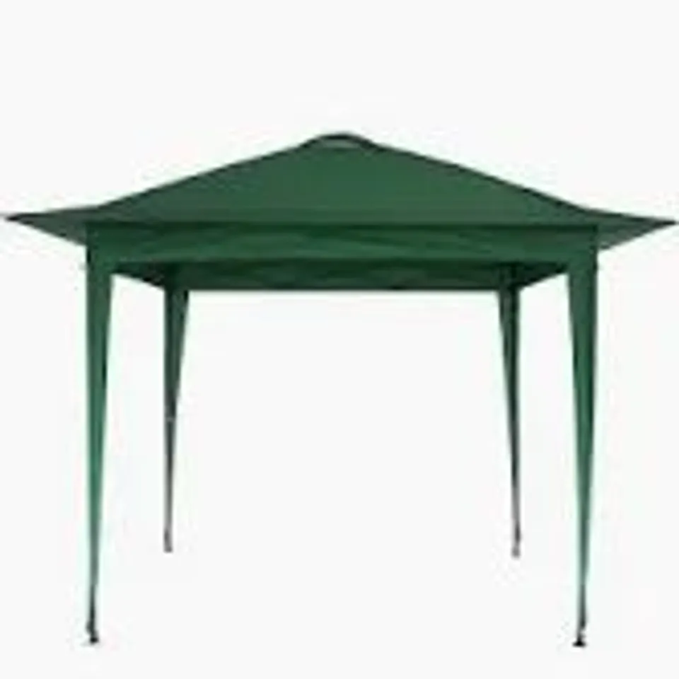 GREEN LOUNGE POP UP FOLDING GAZEBO WITH WHEELED CARRY BAG - COLLECTION ONLY