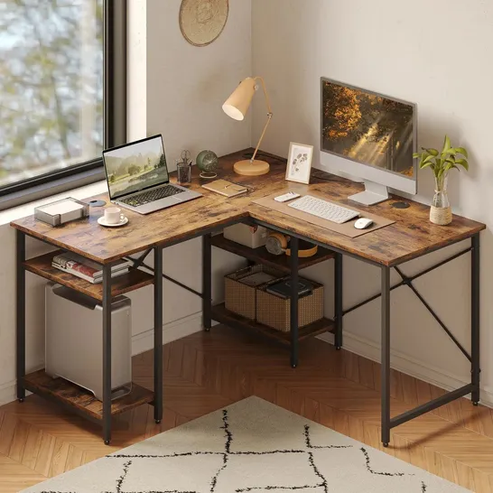 Lot 876: BOXED THIELSEN L-SHAPED COMPUTER DESK - 5183611 | Simon ...