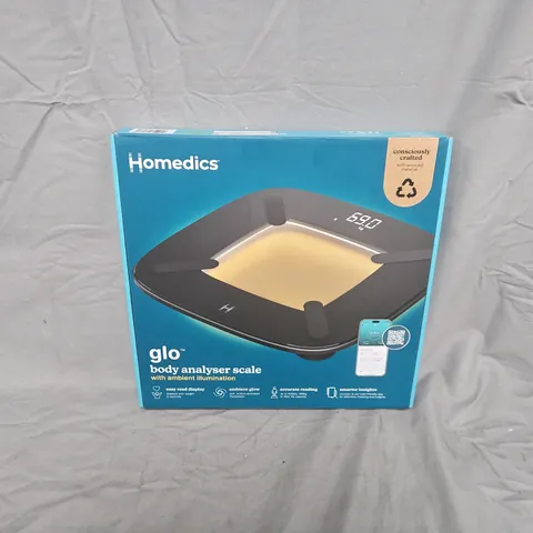 HOMEDICS GLO BODY ANALYSER SCALE – BOXED