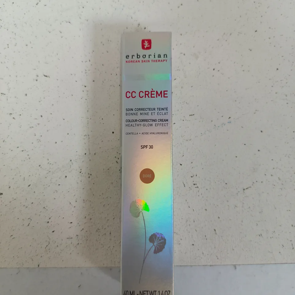 ERBORIAN CC CREME COLOUR CORRECTING CREAM SPF 30, 40 ML (BOXED)