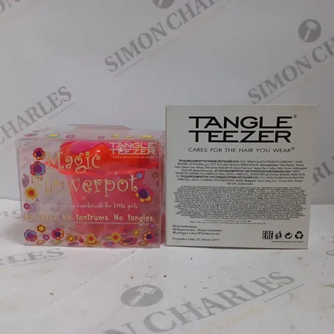 TANGLE TEEZER MAGIC FLOWERPOT DETANGLING HAIR BRUSH PRINCESS PINK