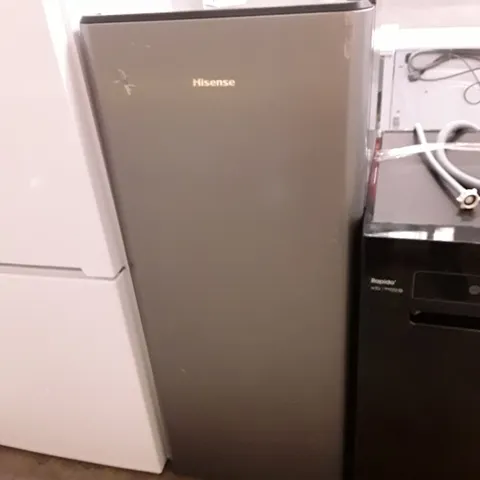 HISENSE 52CM WIDE FREESTANDING FRIDGE WITH FREEZER COMPARTMENT IN SILVER -COLLECTION ONLY-