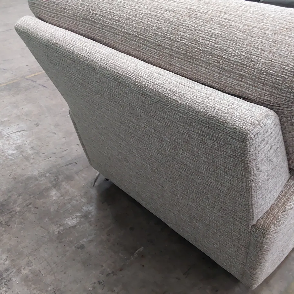 QUALITY BRITISH DESIGNER G PLAN STRATFORD EASY CHAIR LOOM SHALE FABRIC 