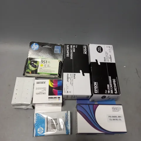 TOTE OF APPROX 20 ASSORTED PRINTER ACCESSORIES