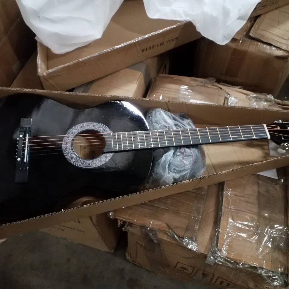 BOXED DAWOO 3/4 SIZE 36 INCH CLASSIC ACOUSTIC GUITAR - BLACK