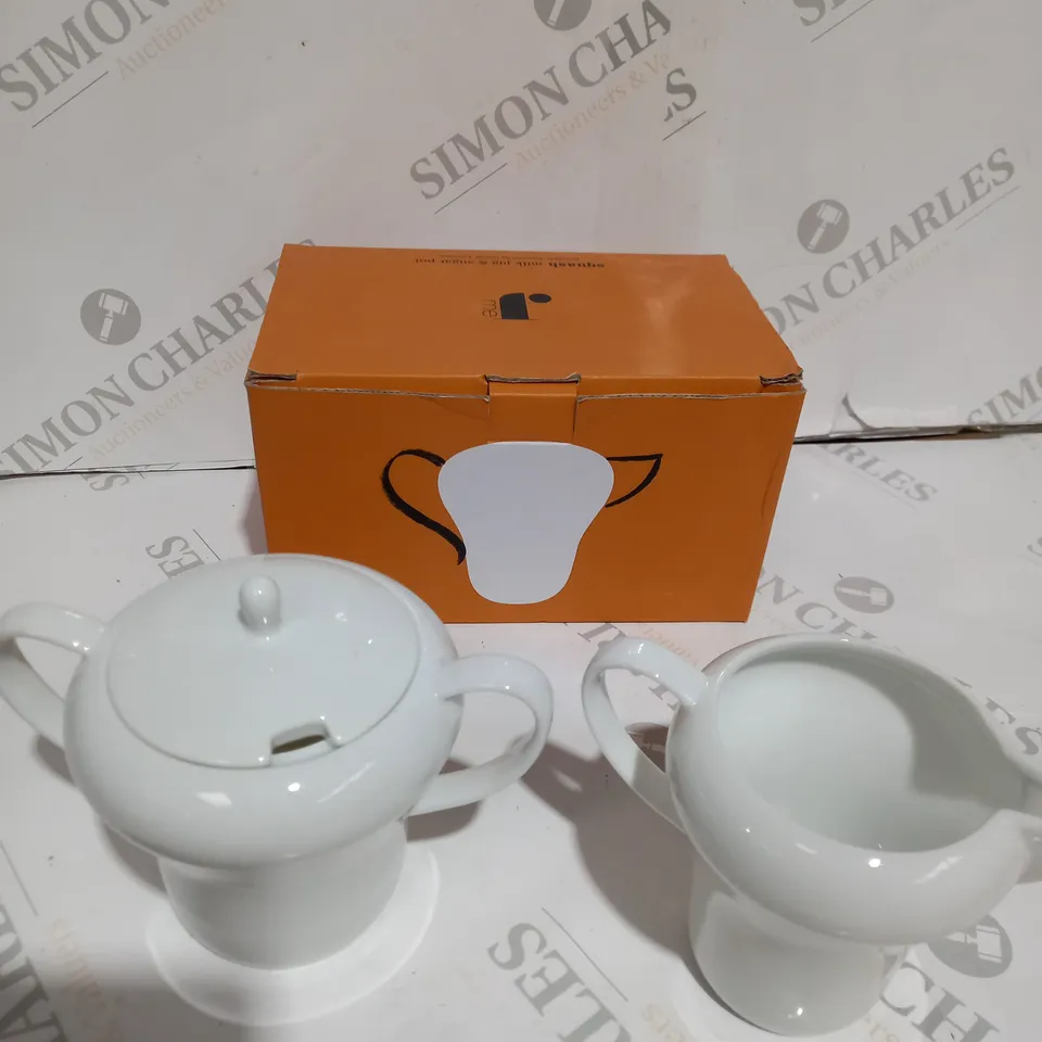 MILK JUG & SUGAR POT - SQUASH - DESIGNED BY GEORGE J SOWDEN