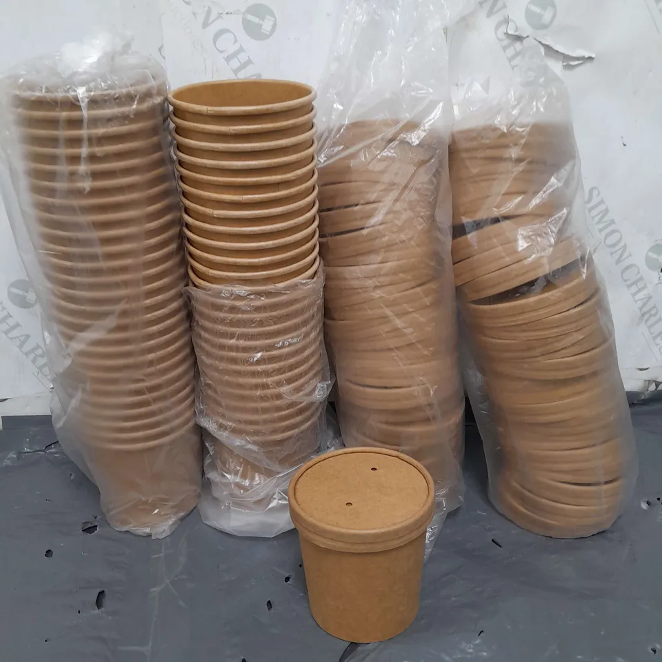 APPROXIMATELY 50 ASSORTED PAPER CUP/BOWLS