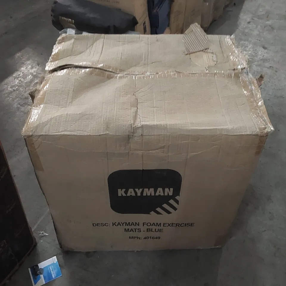 BOXED KAYMAN FOAM EXERCISE MATS 