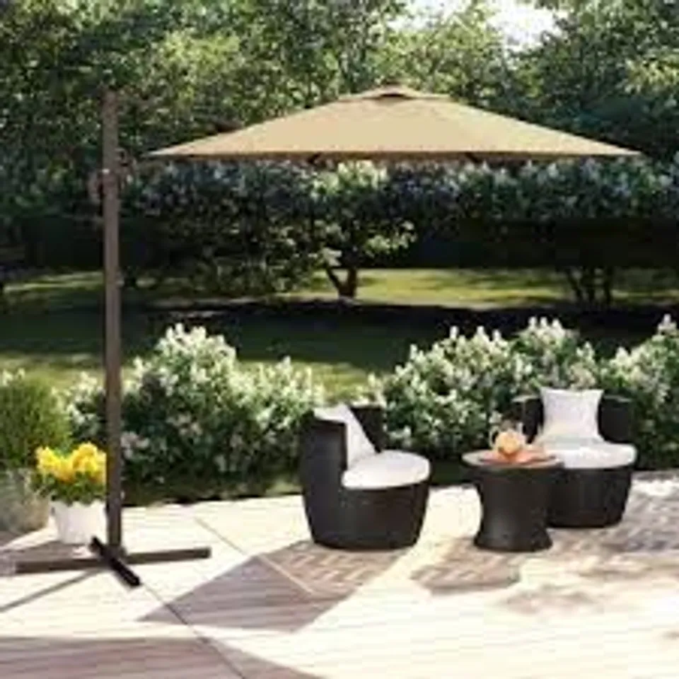 BOXED BOYLON 3M CANTILEVER PARASOL (1 BOX) RRP £286.9