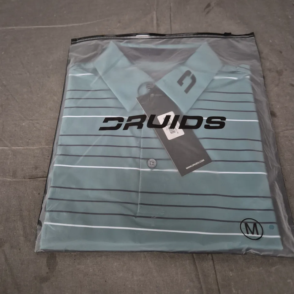 DRUIDS TWILIGHT POLO SHIRT – SAGE – SIZE M