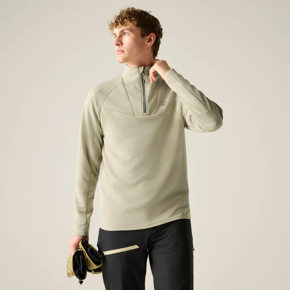 BRAND NEW DARE 2B MEN'S DIGNIFY IV CORE STRETCH MIDLAYER IN ABBEYSTONE SIZE LARGE