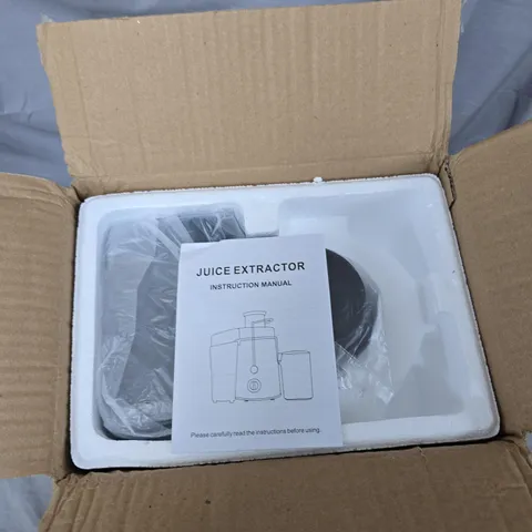 JUICE EXTRACTOR – STAINLESS STEEL KITCHEN JUICER WITH BLACK TOP