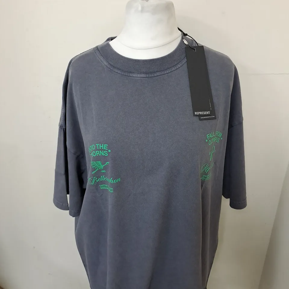 REPRESENT FALL FROM OLYMPUS T-SHIRT SIZE L