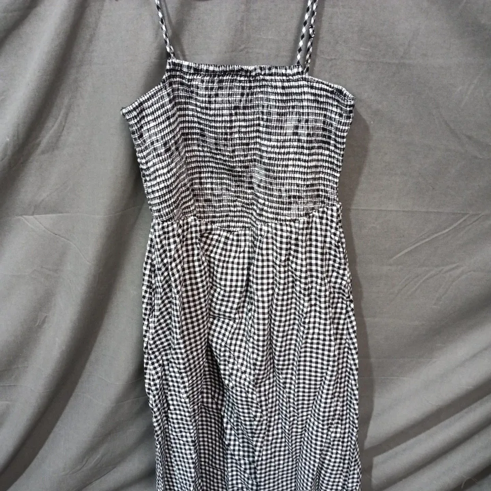 nobody's childImogen Midi Dress Mono Gingham – UK 16