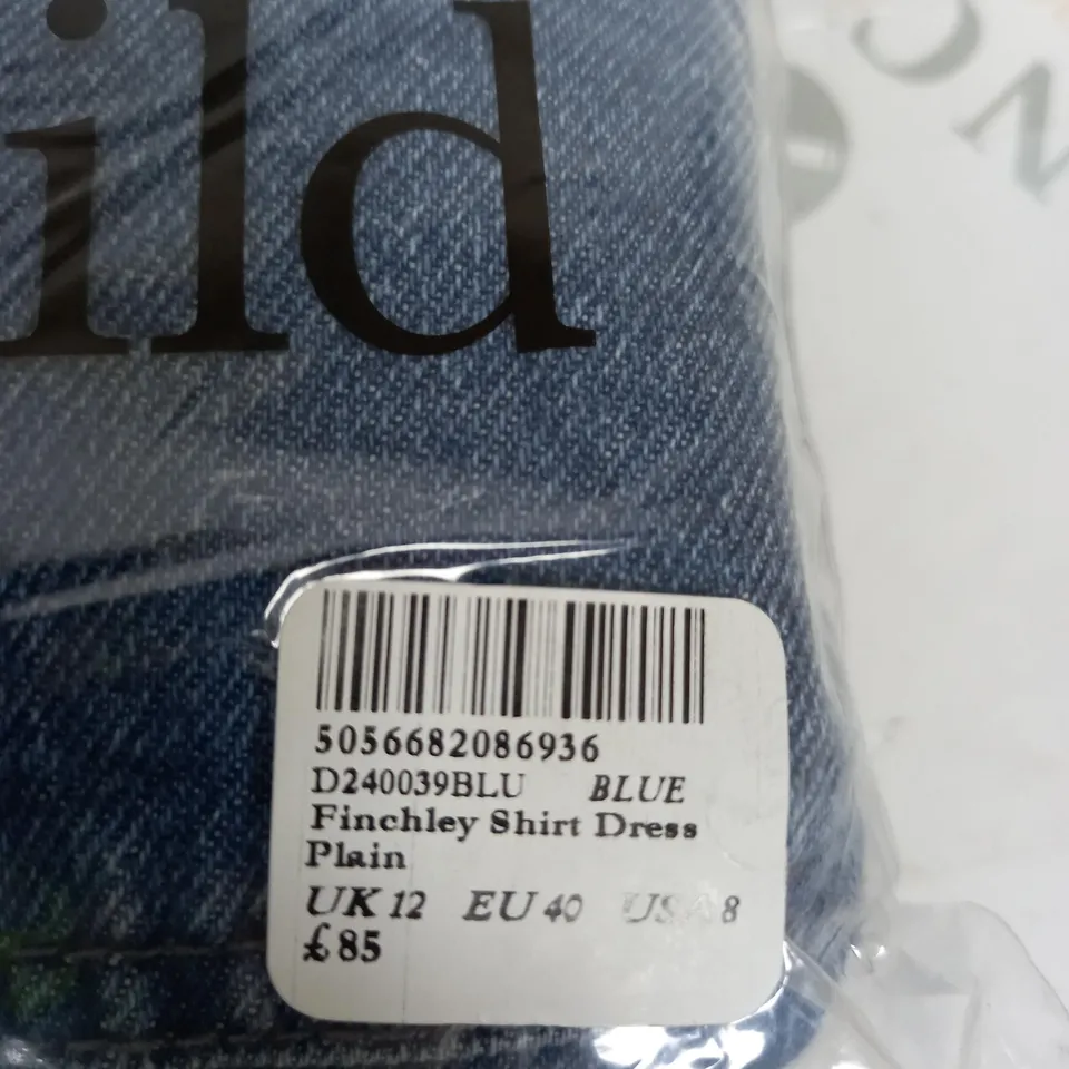 BAGGED NOBODYS CHILD FINCHLEY SHIRT DRESS SIZE 12