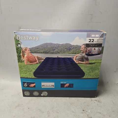 BOXED BESTWAY AIR MATTRESS - 1.91M X 137M X 22CM 