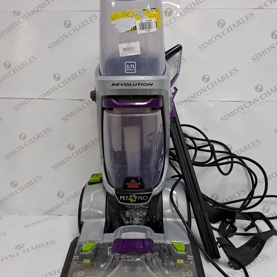 BISSELL PROHEAT 2X REVOLUTION PET PRO CARPET CLEANER - COLLECTION ONLY 