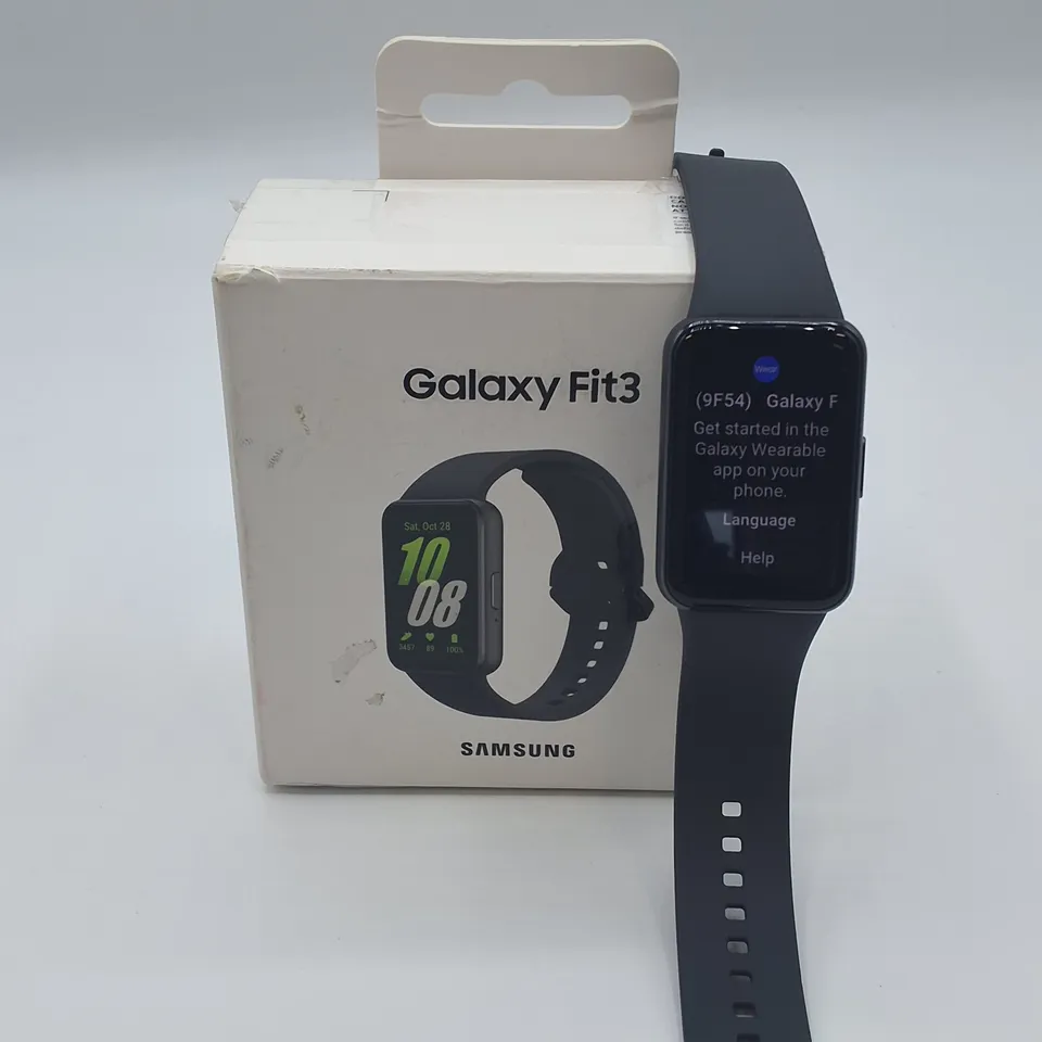 SAMSUNG GALAXY FIT3 WITH GREY STRAP - SM-R390