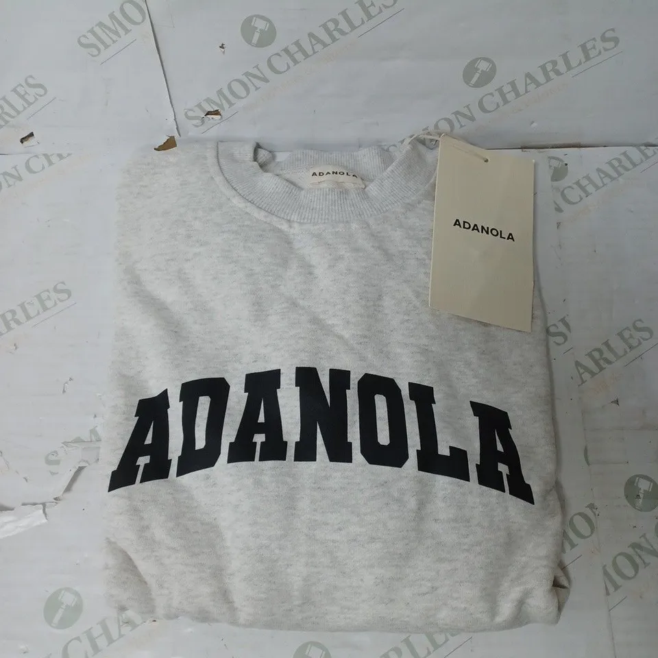 ADANOLA OVERSIZED SWEATSHIRT IN GREY - MEDIUM