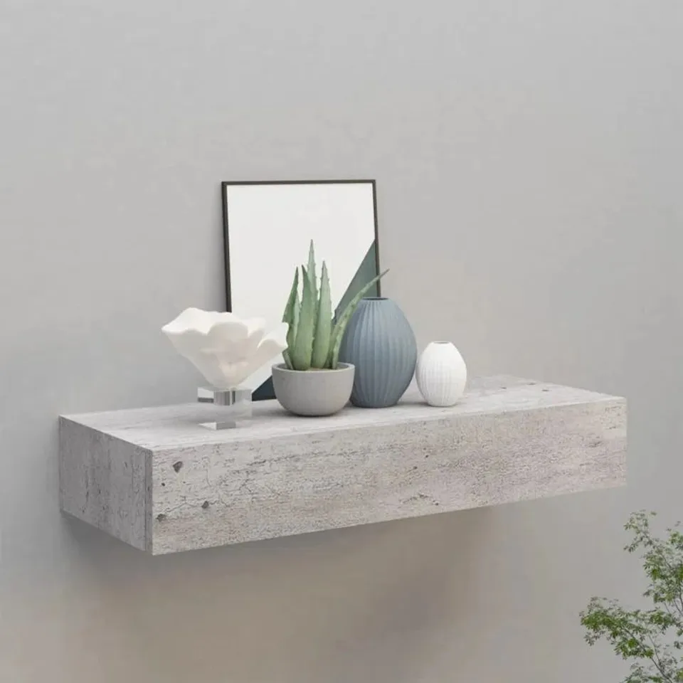 BOXED AZARIANA FLOATING SHELF WITH DRAWER