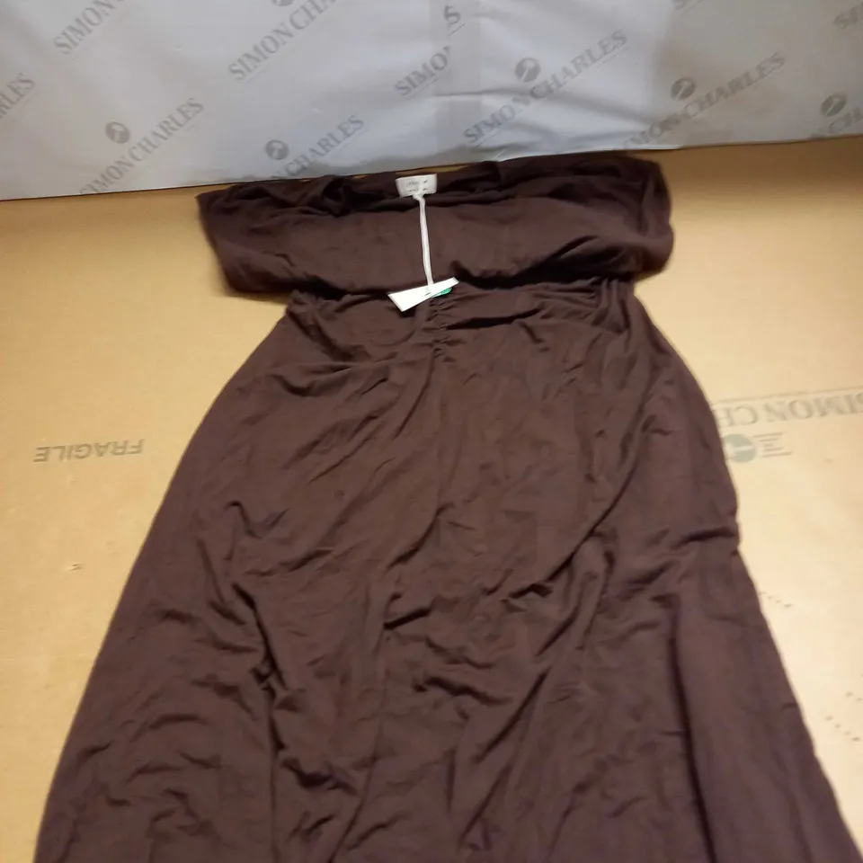 JIGSAW DRAPE PLEAT JERSEY DRESS SIZE M