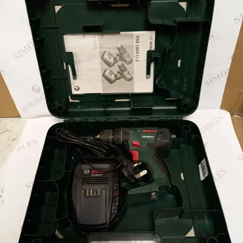 BOSCH CORDLESS COMBI DRILL PSB 1800 LI-2