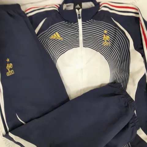 ADIDAS F.F.F TRACKSUIT IN BLUE - UK 36/38