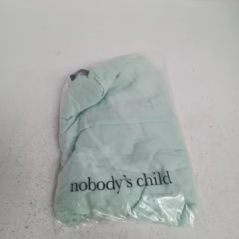 NOBODY'S CHILD MINT GREEN DRESS, UK 4 (EU 32), MADE IN INDIA