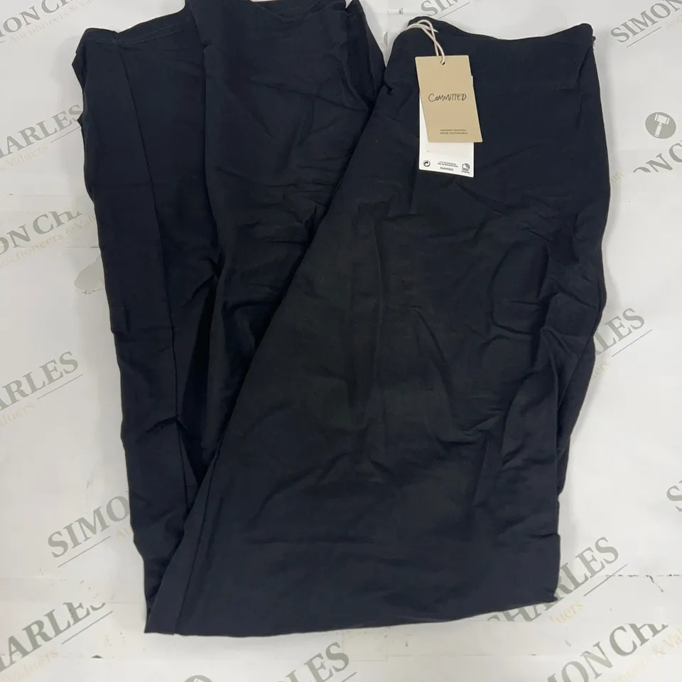 MANGO DIEGO PANT IN BLACK SIZE SMALL