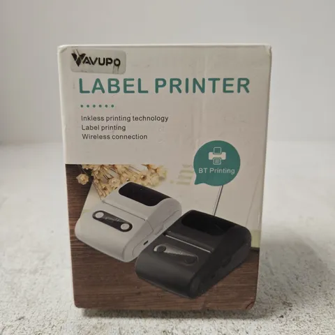 BOXED VAVUPO LABEL PRINTER 