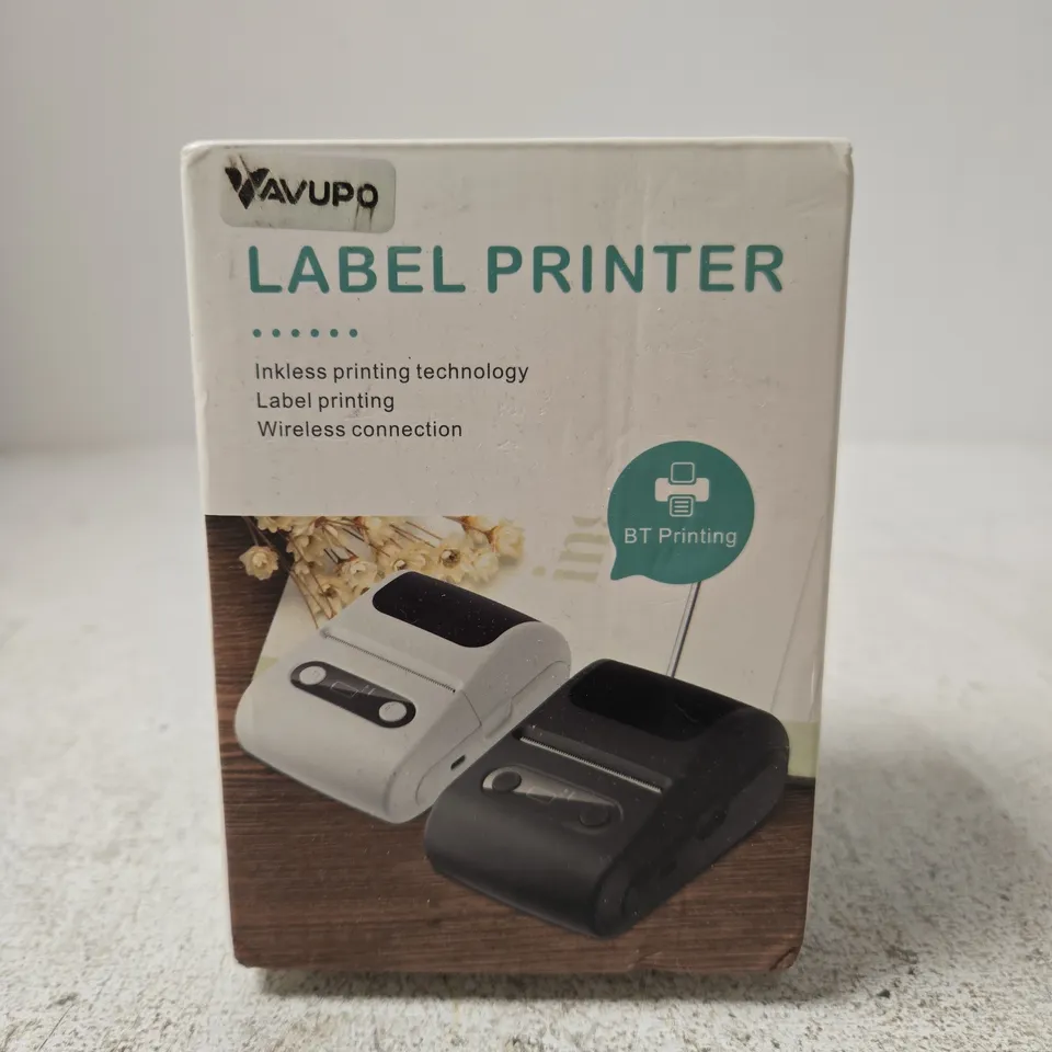 BOXED VAVUPO LABEL PRINTER