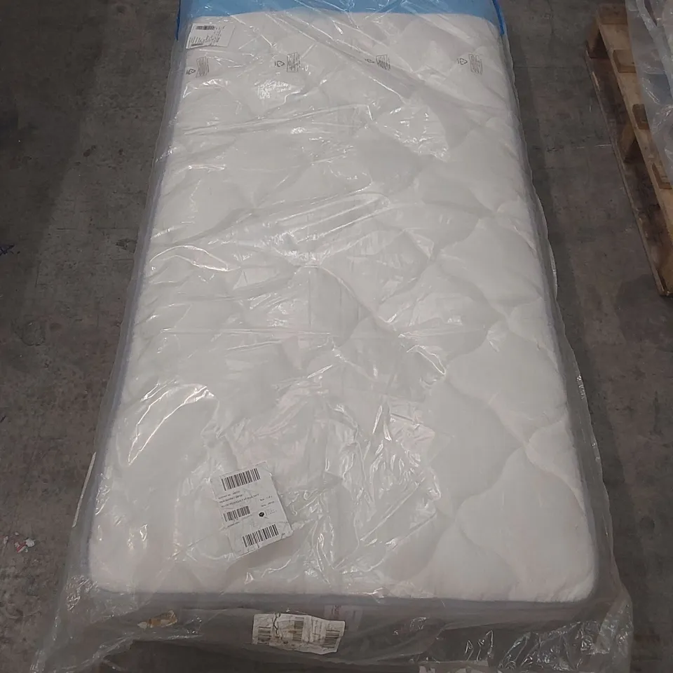 BAGGED DESIGNER SINGLE 90cm AIRSPRUNG LUXURY QUILTED MEDIUM MATTRESS RRP £251.1