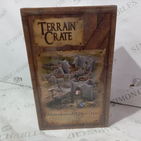 BOXED CELLOPHANE-WRAPPED TERRAIN CRATE ABANDONED TOWN 106PCS