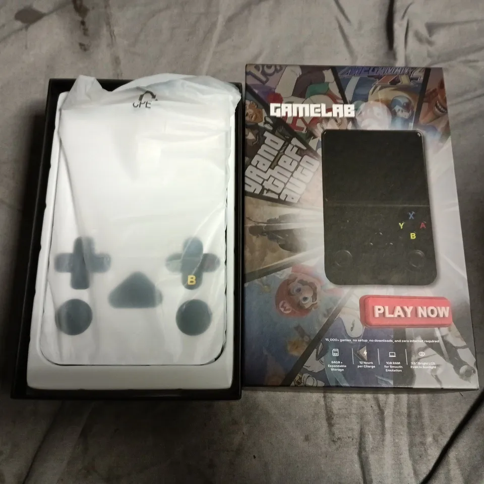BOXED GAMELAB MULTI GAME HANDHELD GAMING CONSOLE