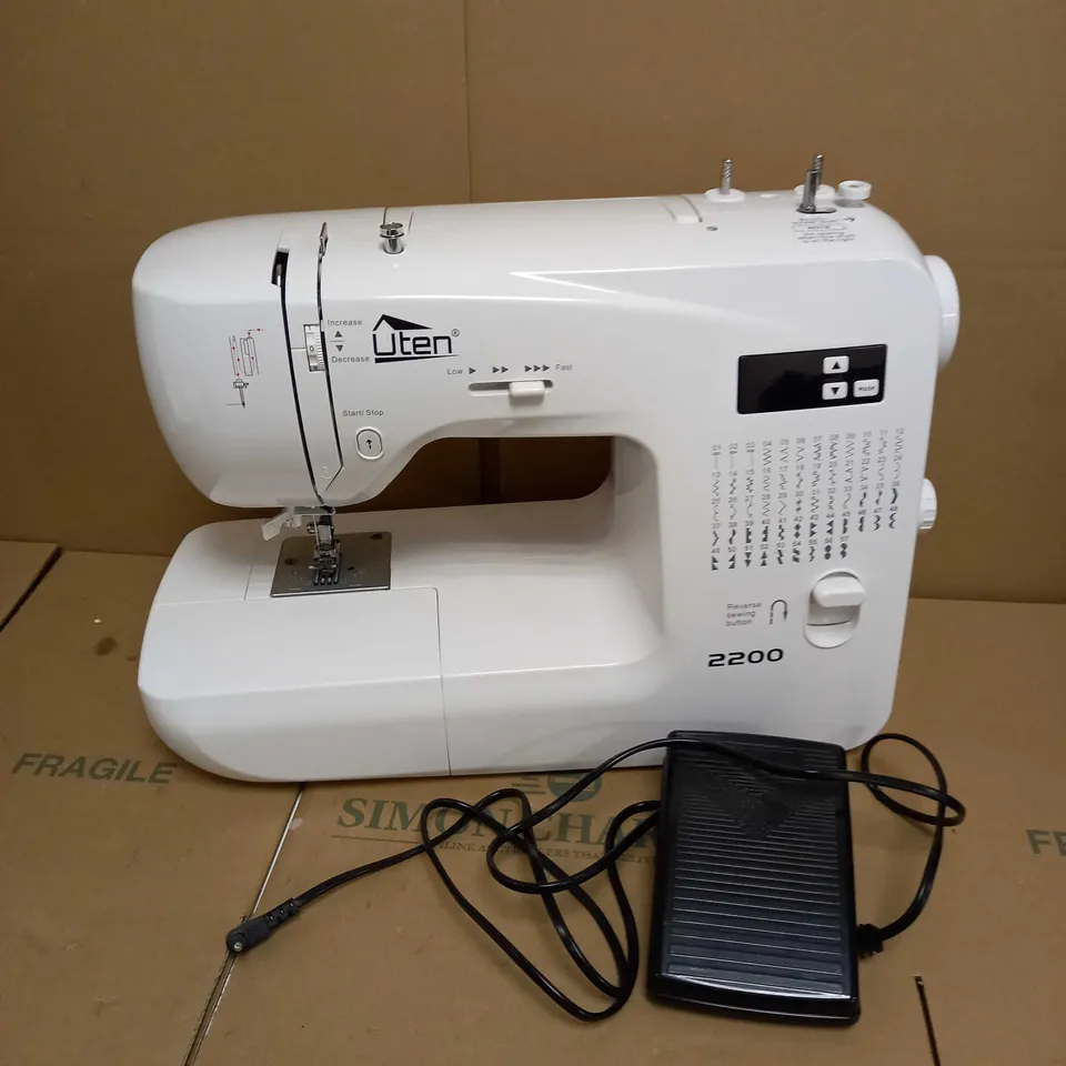 UTEN COMPUTERISED DIGITAL SEWING MACHINE EMBROIDERY QUILTING FUNCTION MACHINE