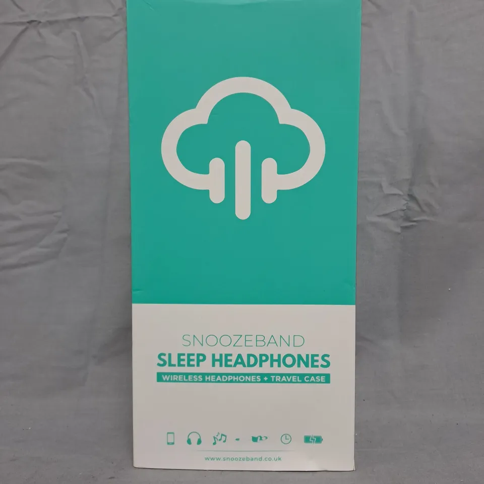 SNOOZEBAND MAX SLEEP HEADPHONES + TRAVEL CASE