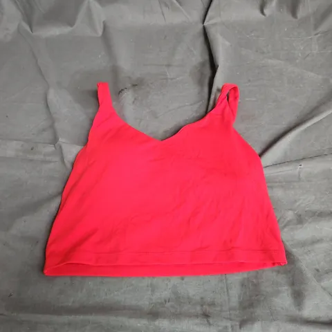 AERIE OFFLINE SPORT TOP IN RED SIZE S