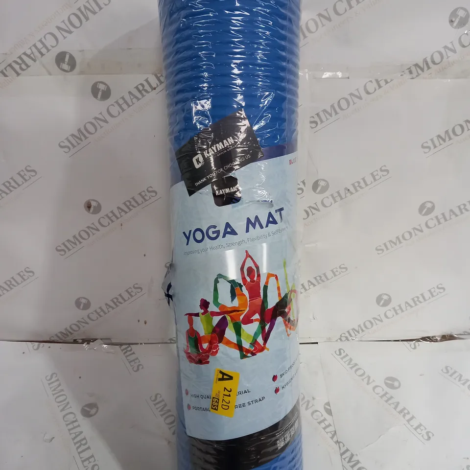 KAYMAN YOGA MAT IN BLUE