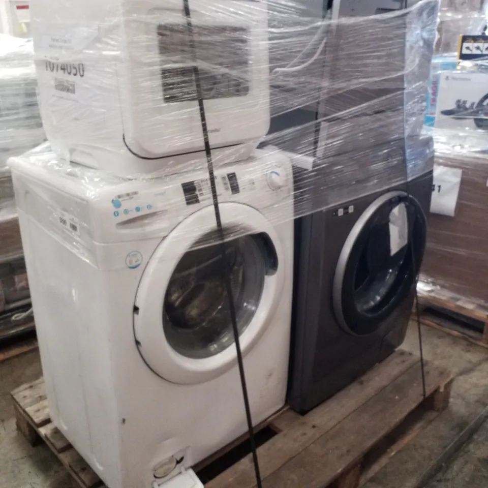 CANDY SMART FREE STANDING WASHING MACHINE WHITE, COMFEE DISHWASHER TD602E-S FREESTANDING DISHWASHER AND COMFEE MINI PLUS TD305-W COMPACT TABLE TOP DISHWASHER - UNPROCESSED RAW RETURNS