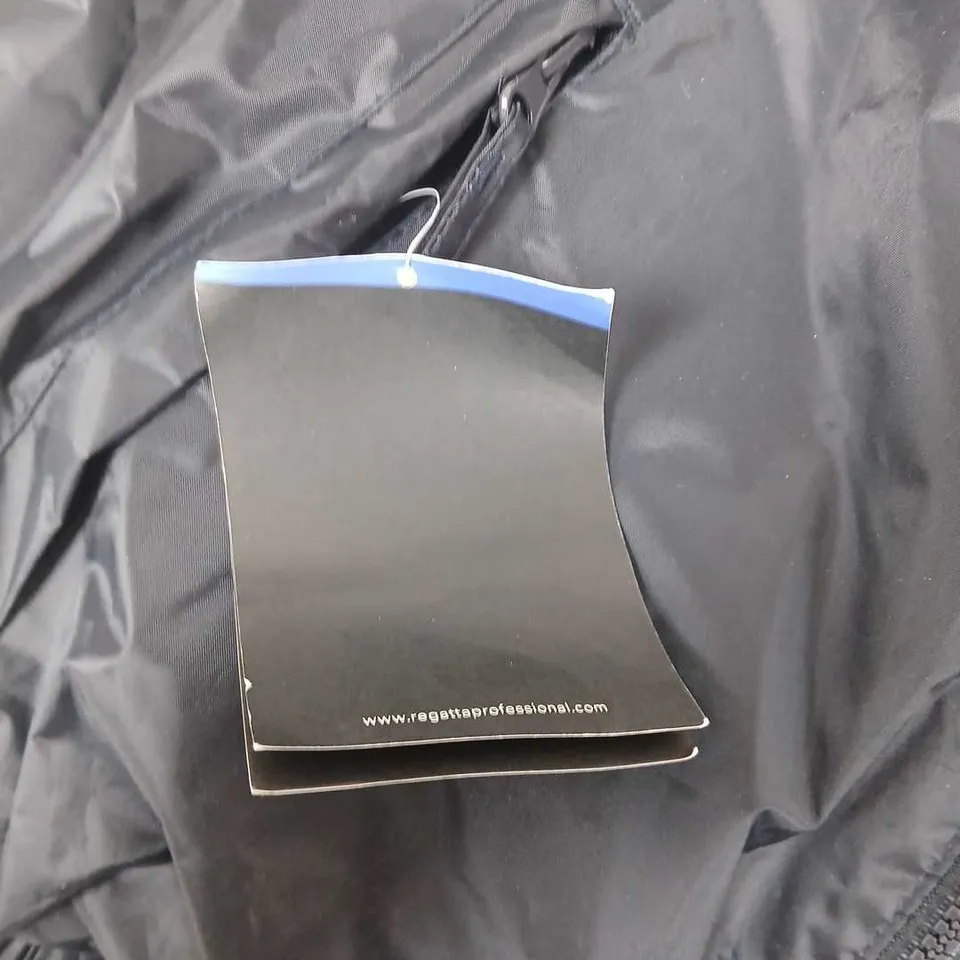 REGATTA PROFESSIONAL BLACK WINDBREAKER JACKET UK M