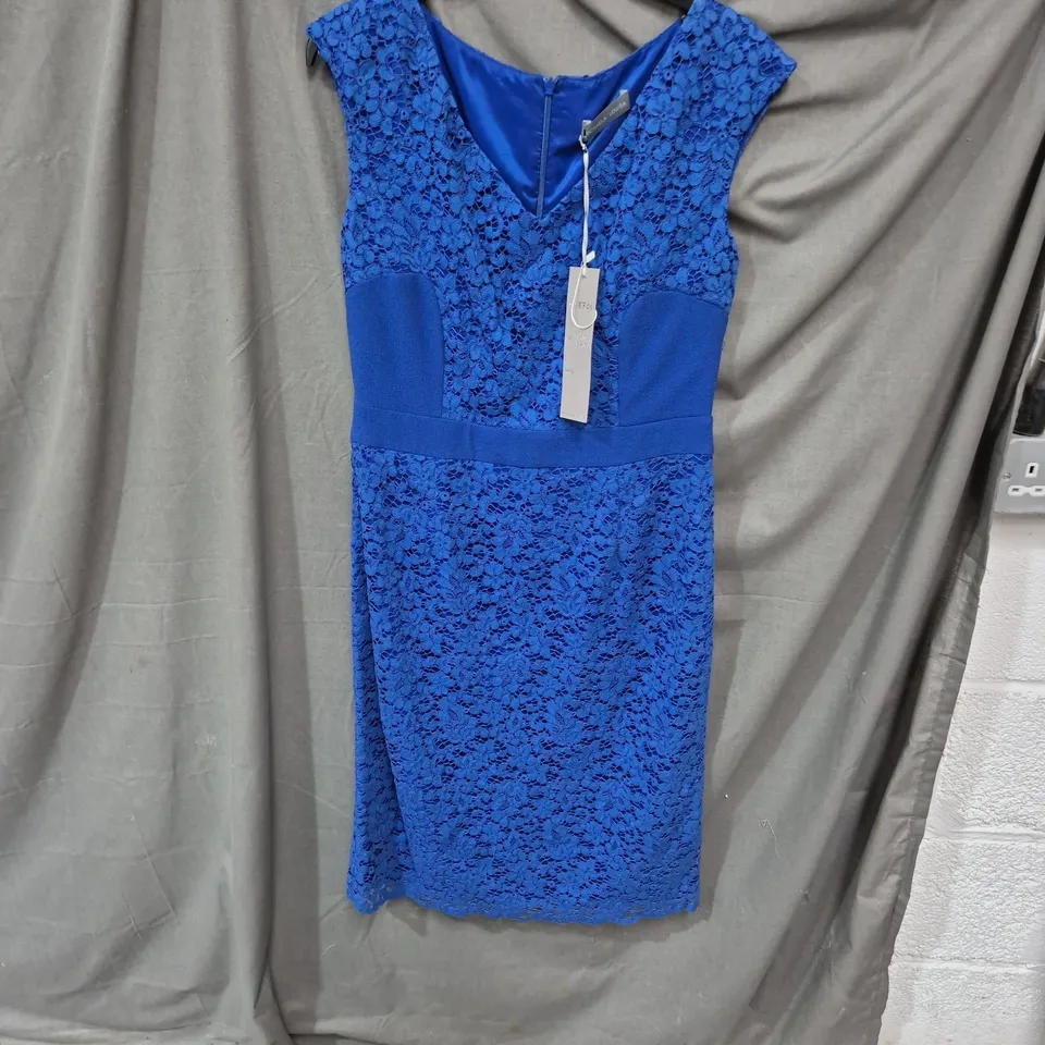 MICHAELA LOUIKA BLUE LACE DRESS – WOMEN'S, UK 10 (USA 6)