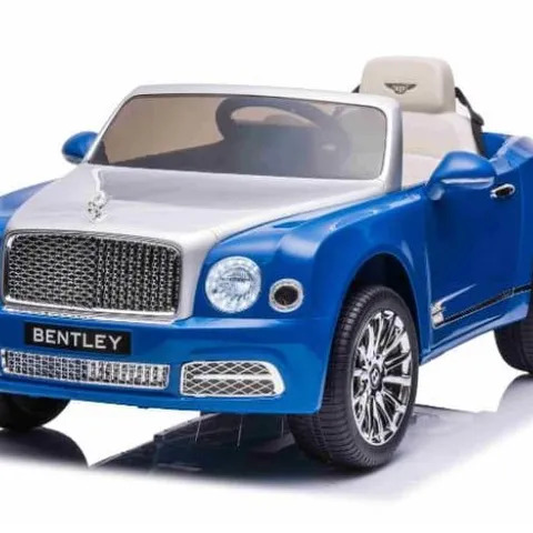 BRAND NEW BOXED BENTLEY MULSANNE 12V ELECTRIC KIDS CAR BLUE