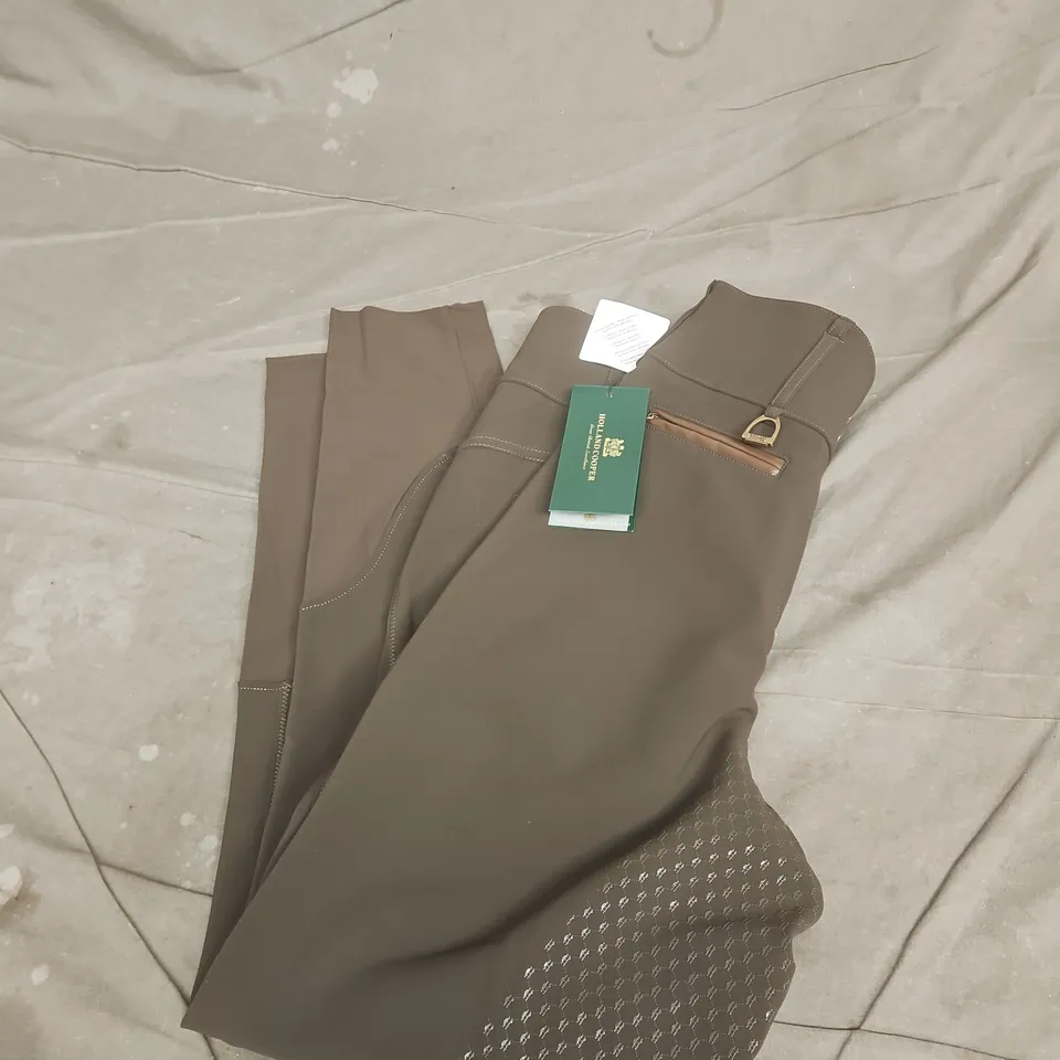 HOLLAND COOPER THERMAL HERITAGE BREECHES – DARK OLIVE, UK 12