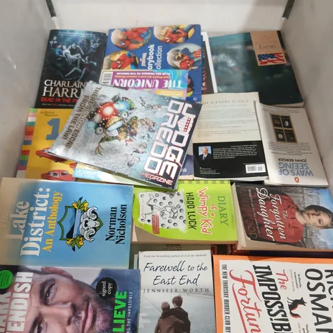 LARGE QUANTITY OF ASSORTED FICTION AND NON FICTION BOOKS