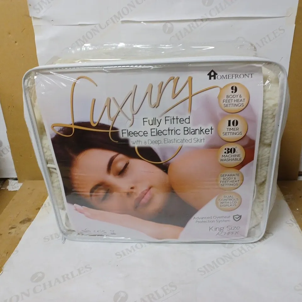 HOMEFRONT ELECTRIC BLANKET DUAL CONTROL KING SIZE