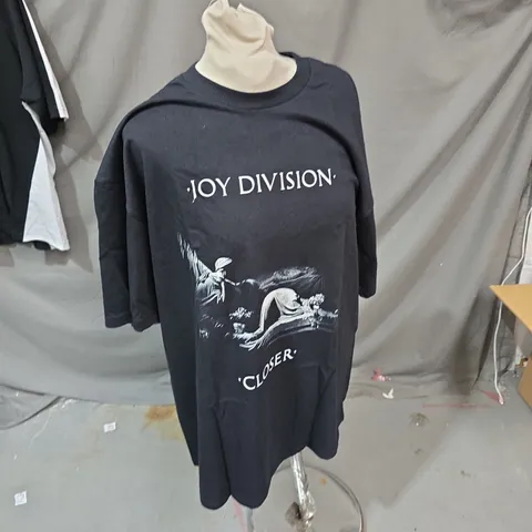 JOY DIVISION CLOSER T-SHIRT – BLACK, XL, GILDAN HAMMER