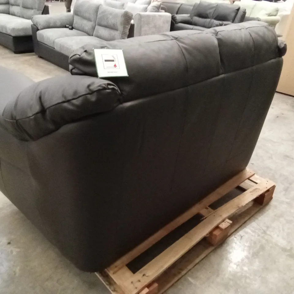 NAPLES ITALIAN LEATHER 2 SEATER SOFA RRP £1099