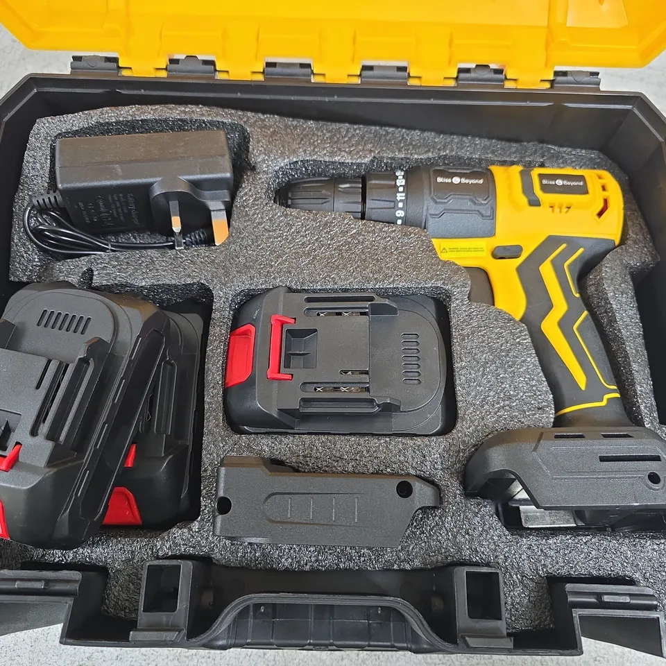 BLISS & BEYOND DOUBLE-SPEED ELECTRIC DRILL IN CASE