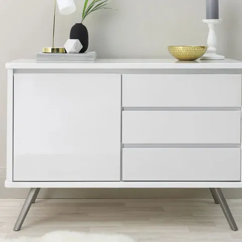 DANETTI ASSI COMPACT WHITE GLOSS SIDEBOARD