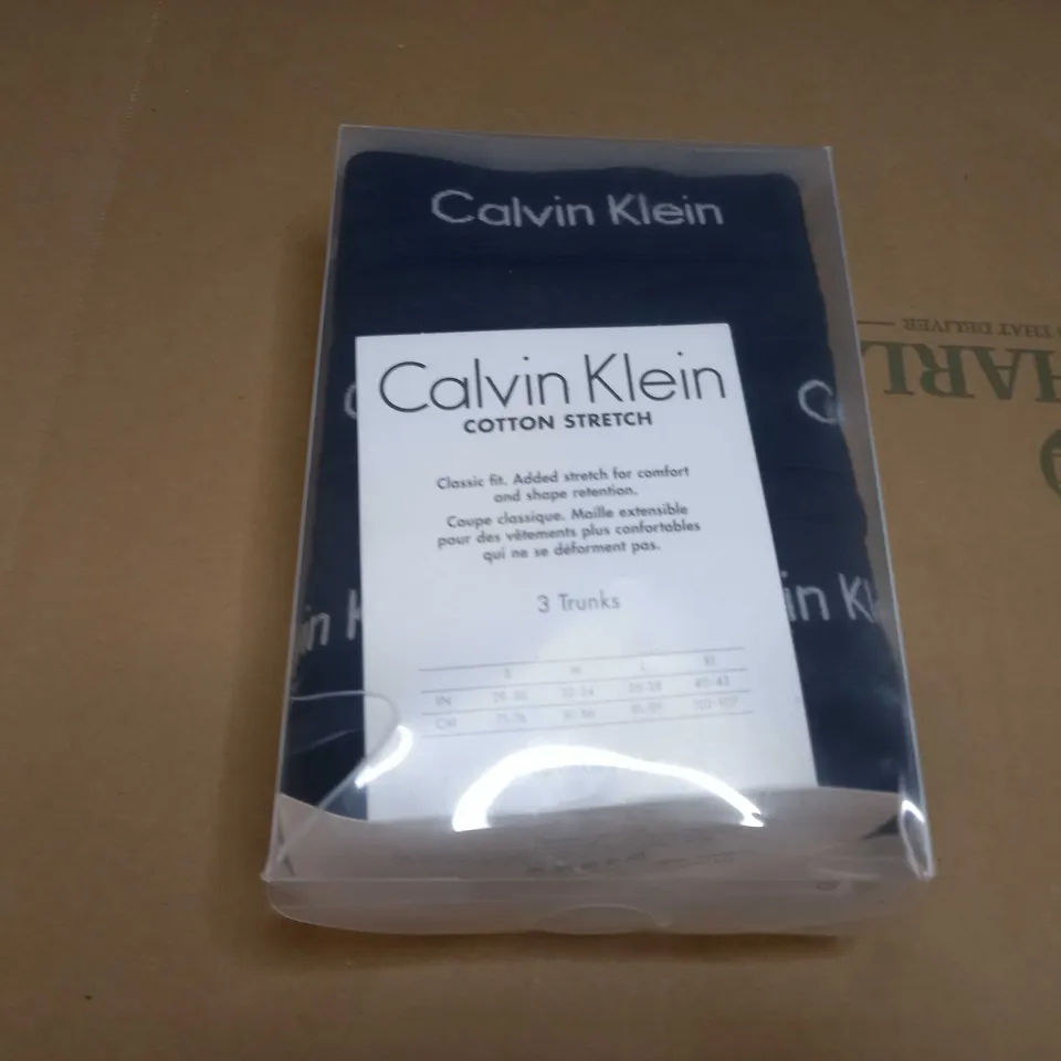 CALVIN KLEIN COTTON STRETCH PACK OF 3 BOXERS - MEDIUM